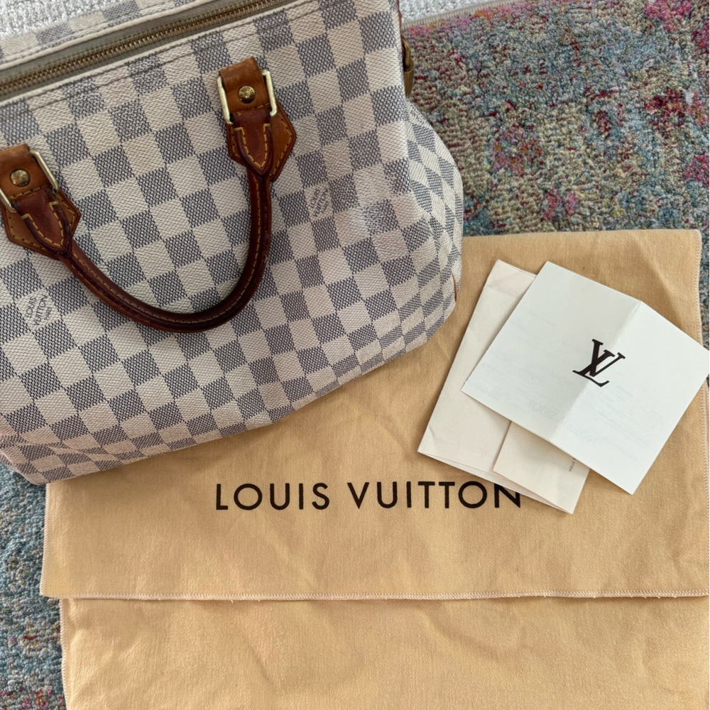 Louis Vuitton Speedy 30 Damier Azur